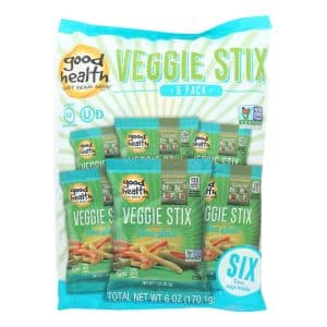 Good Health Veggie Straws - Sea Salt - Case Of 8 - 1 Oz.