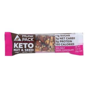 Munk Pack - Keto Nut & Seed- Sea Salt Dark Chocolate - Case Of 12 - 1.23 Oz