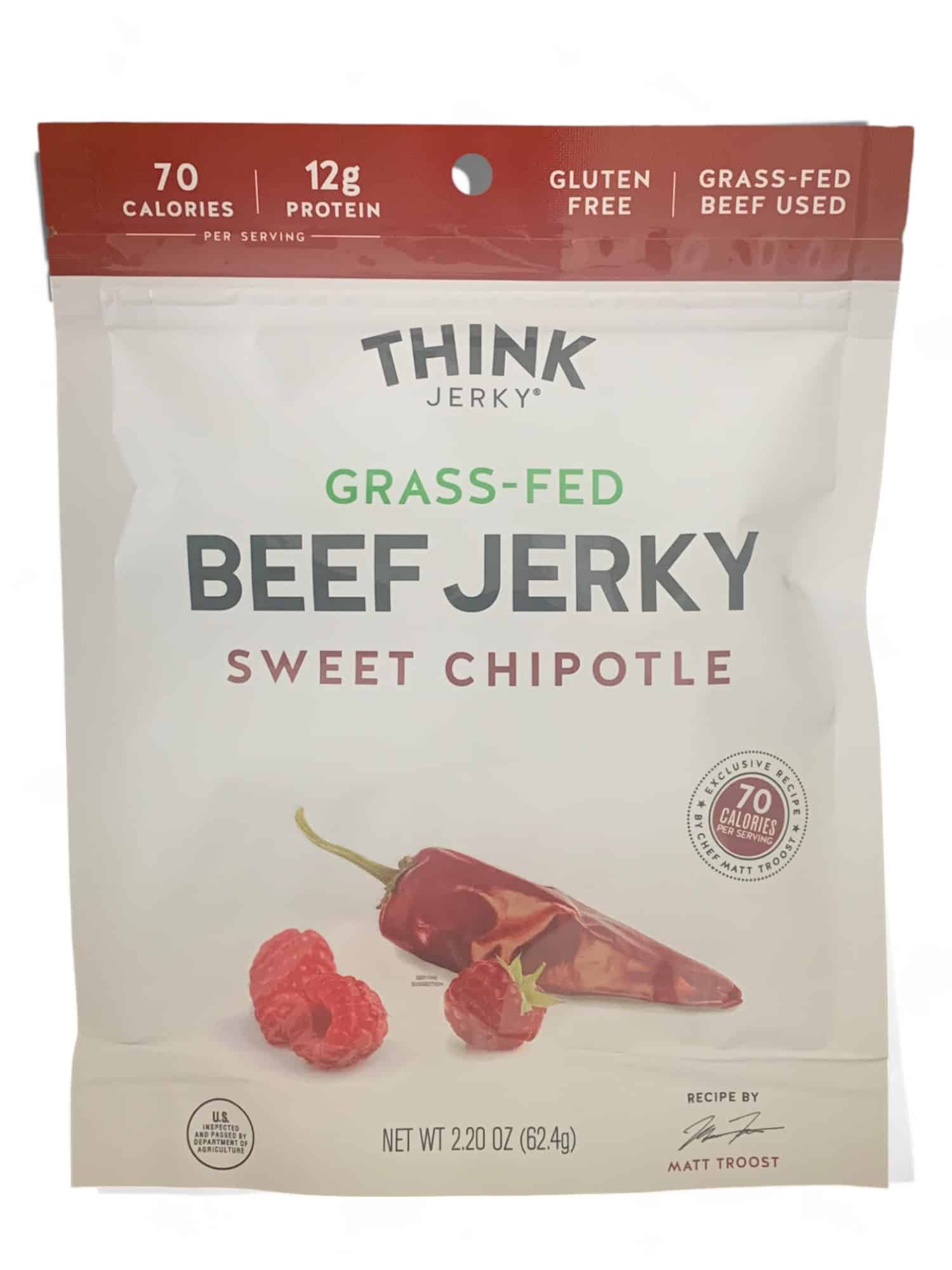 Think Jerky - Beef Jerky Sweeet Chipotle, 1 count