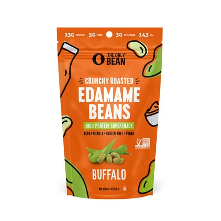 Crunchy Roasted Edamame Bean Buffalo