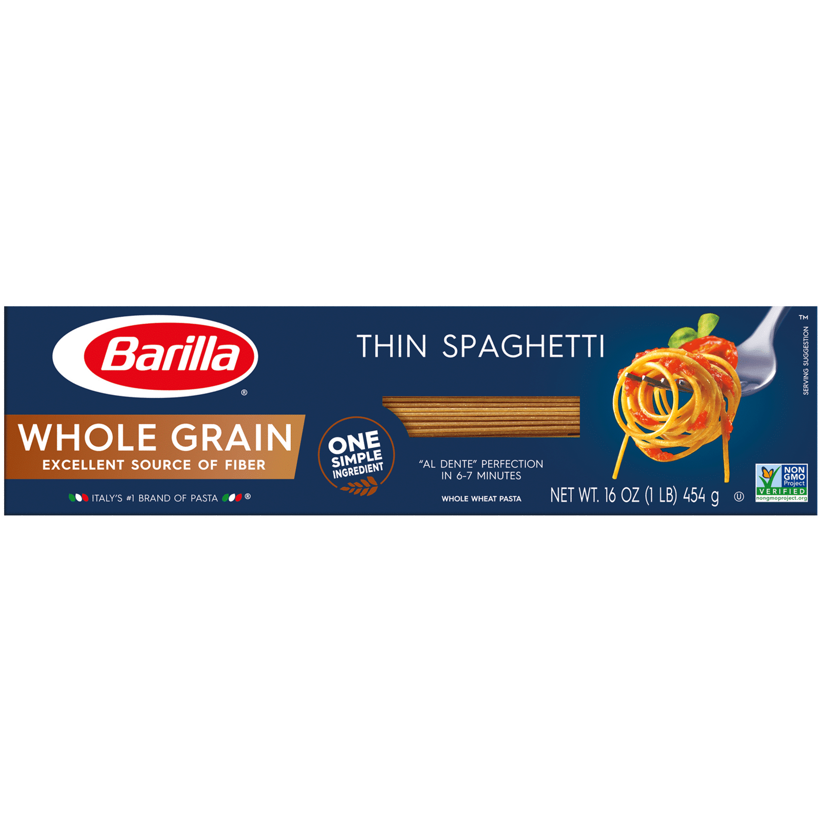 Barilla Whole Grain Thin Spaghetti Pasta