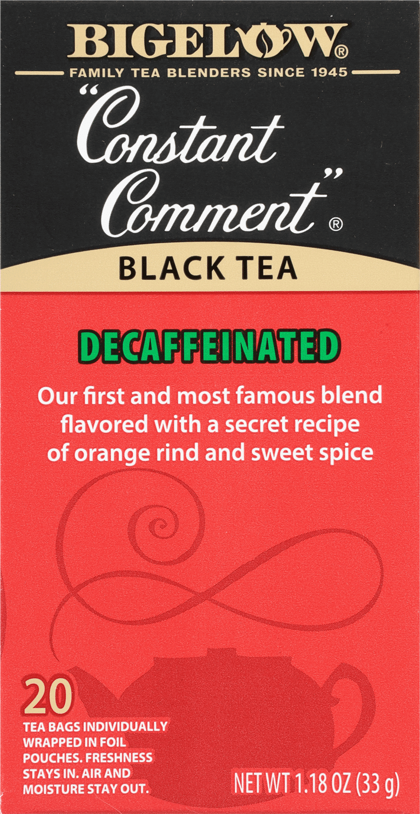 Bigelow Decaffeinated Constant Comment Black Tea