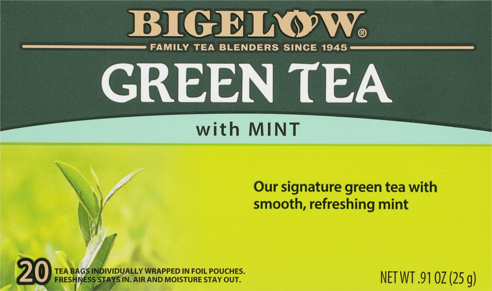 Bigelow Green Tea with Mint
