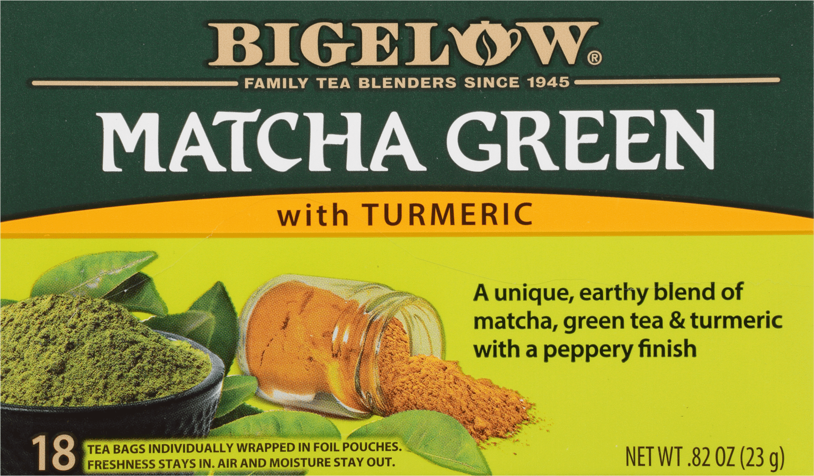 Bigelow Matcha Green Tea with Turmeric