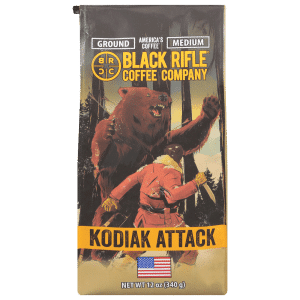Black Rifle Coffee Company America's Coffee Medium Kodiak Attack Ground Coffee