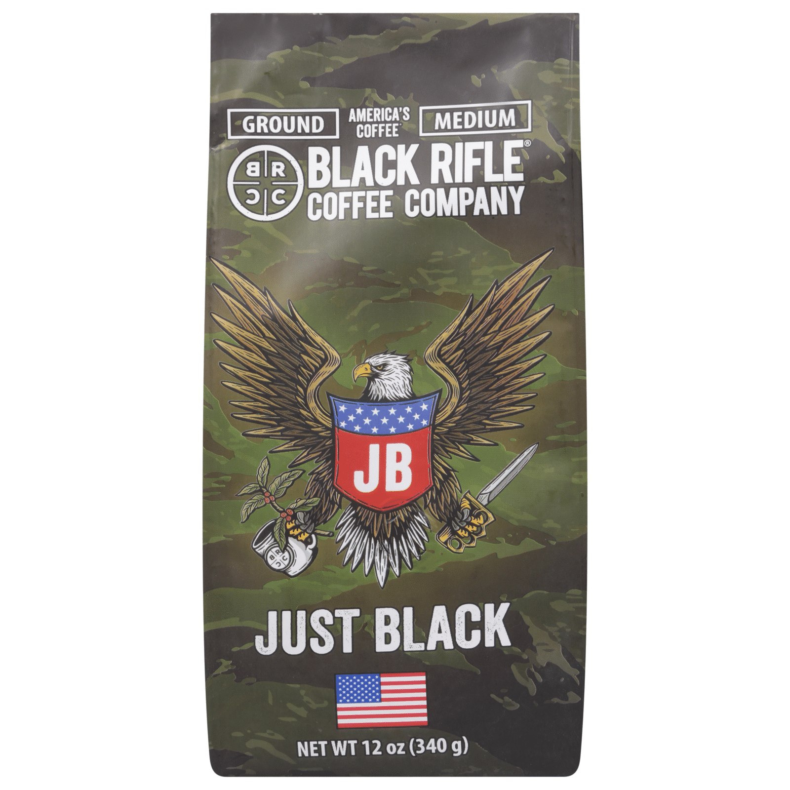 Black Rifle Coffee Company Ground Medium Just Black Coffee