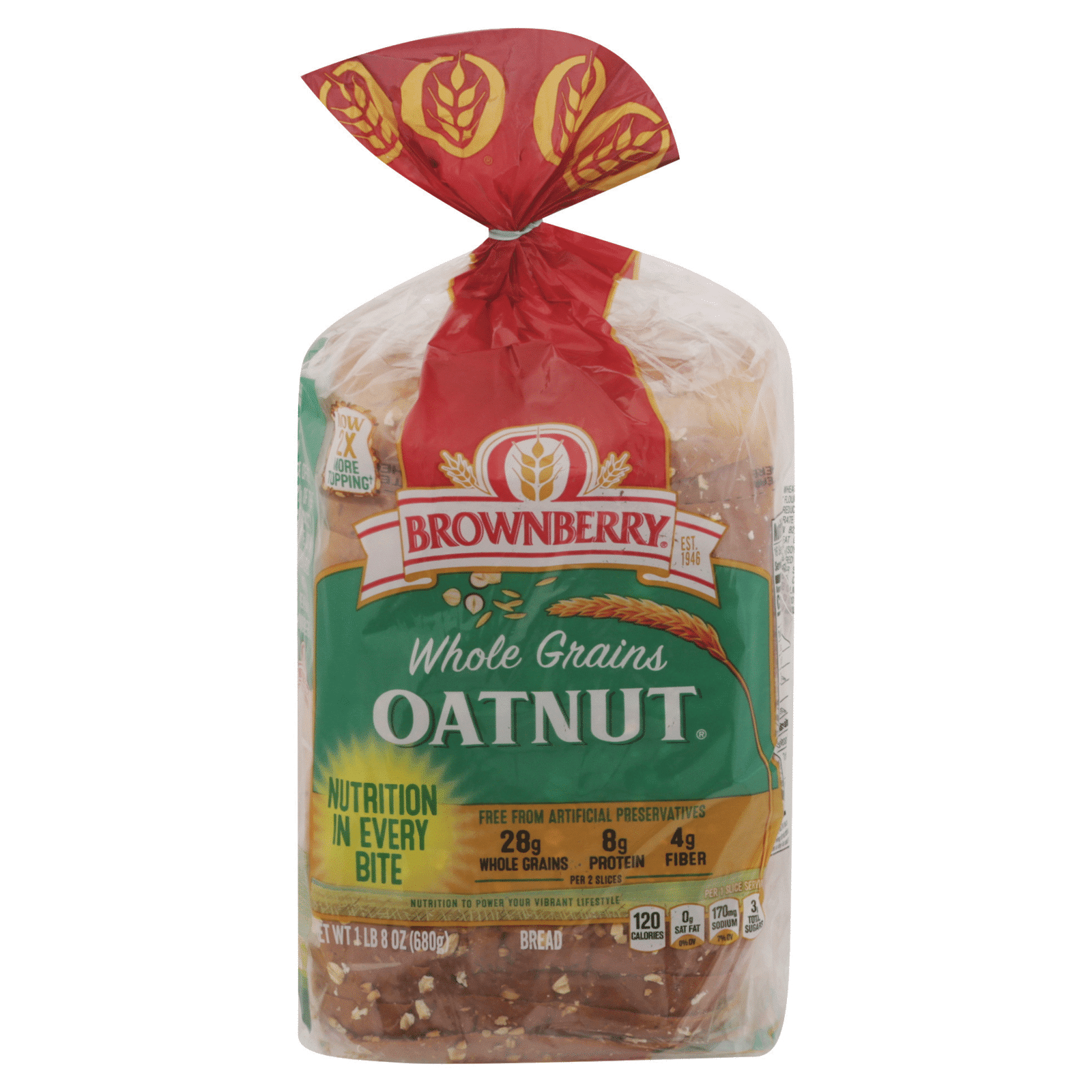 Brownberry Whole Grains Oatnut Bread