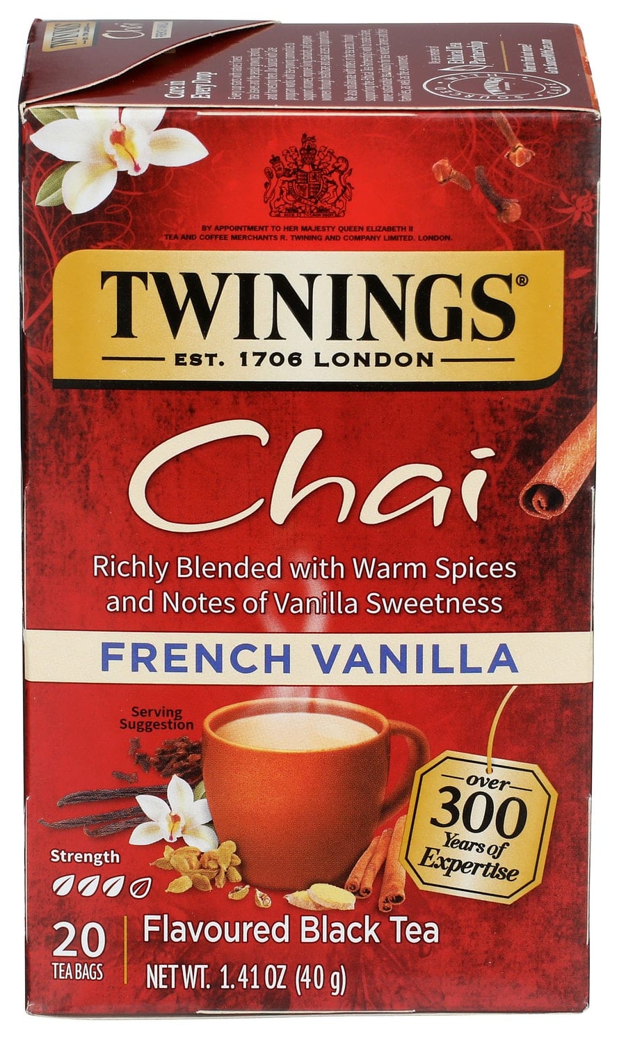 Twinings Chai French Vanilla Black Tea Bags