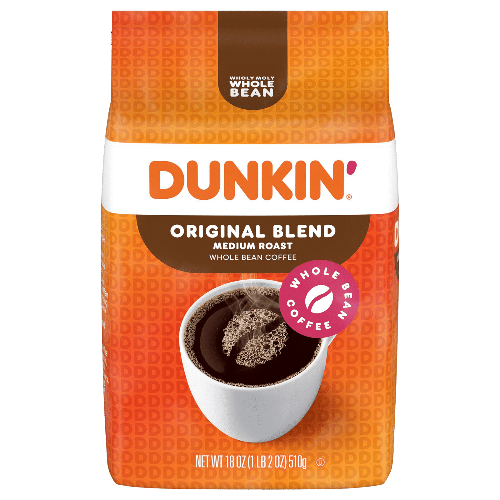 Dunkin' Original Blend Medium Roast Whole Bean Coffee