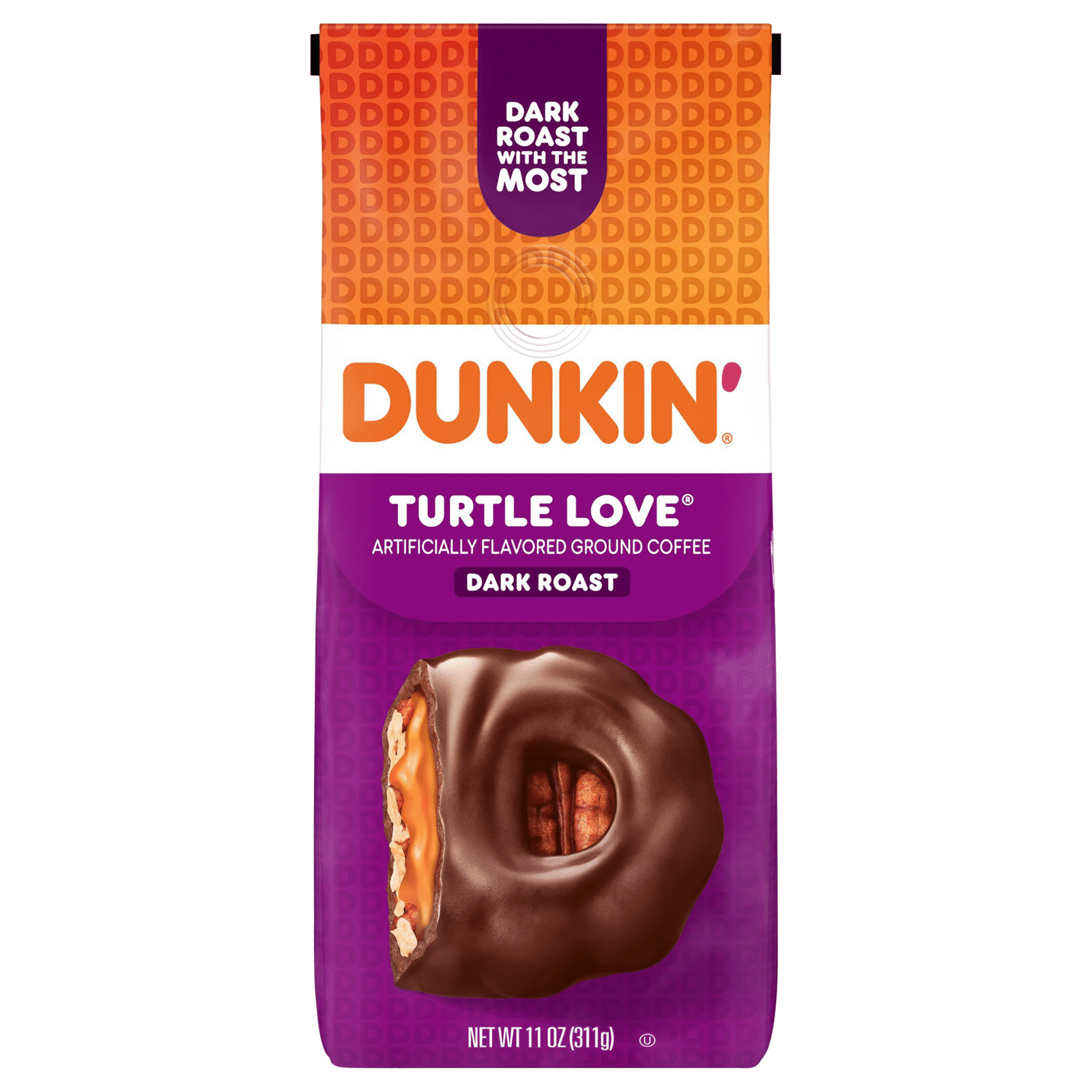 Dunkin' Turtle Love Dark Roast Ground Coffee