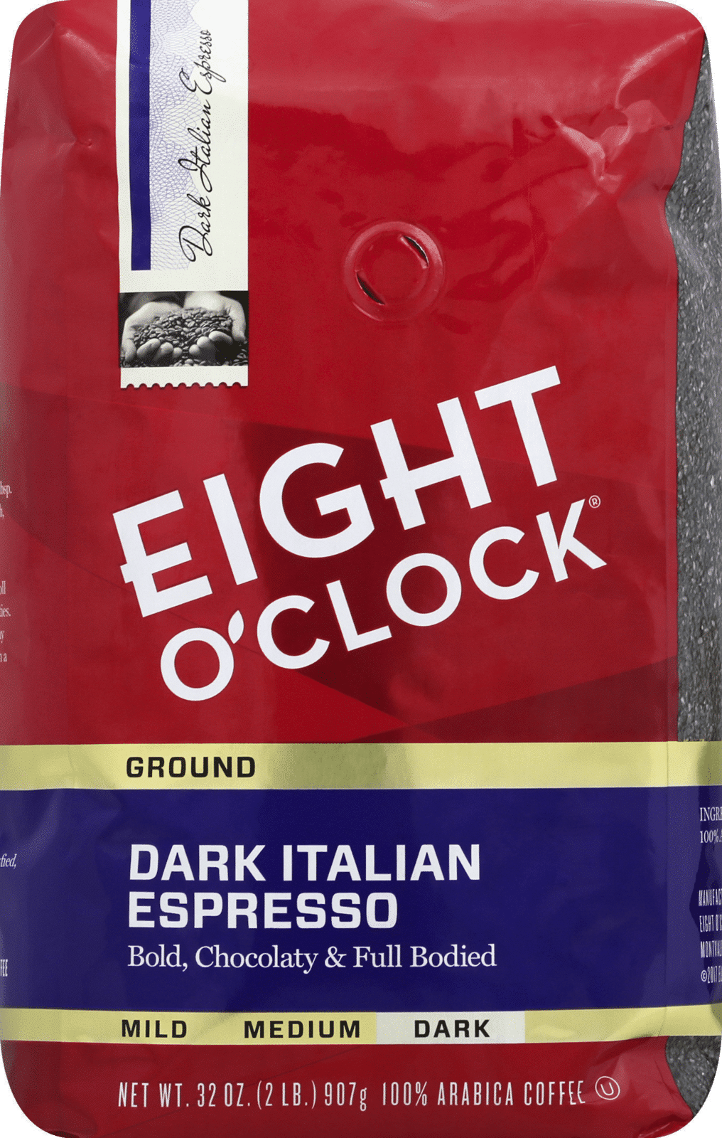 Eight O Clock Ground Dark Italian Espresso 100% Arabica Coffee