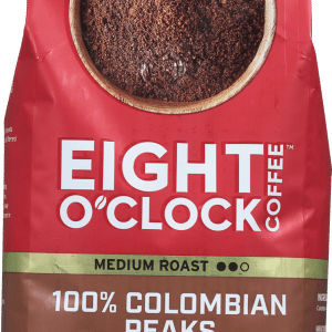 Eight O'Clock Coffee Medium Roast Ground 100% Colombian Peaks Coffee