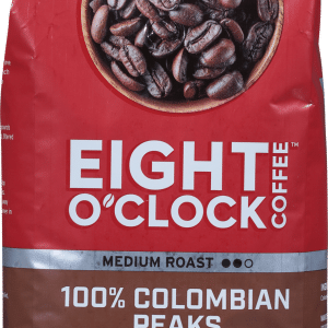 Eight O'Clock Coffee Medium Roast Whole Bean 100% Colombian Peaks Coffee