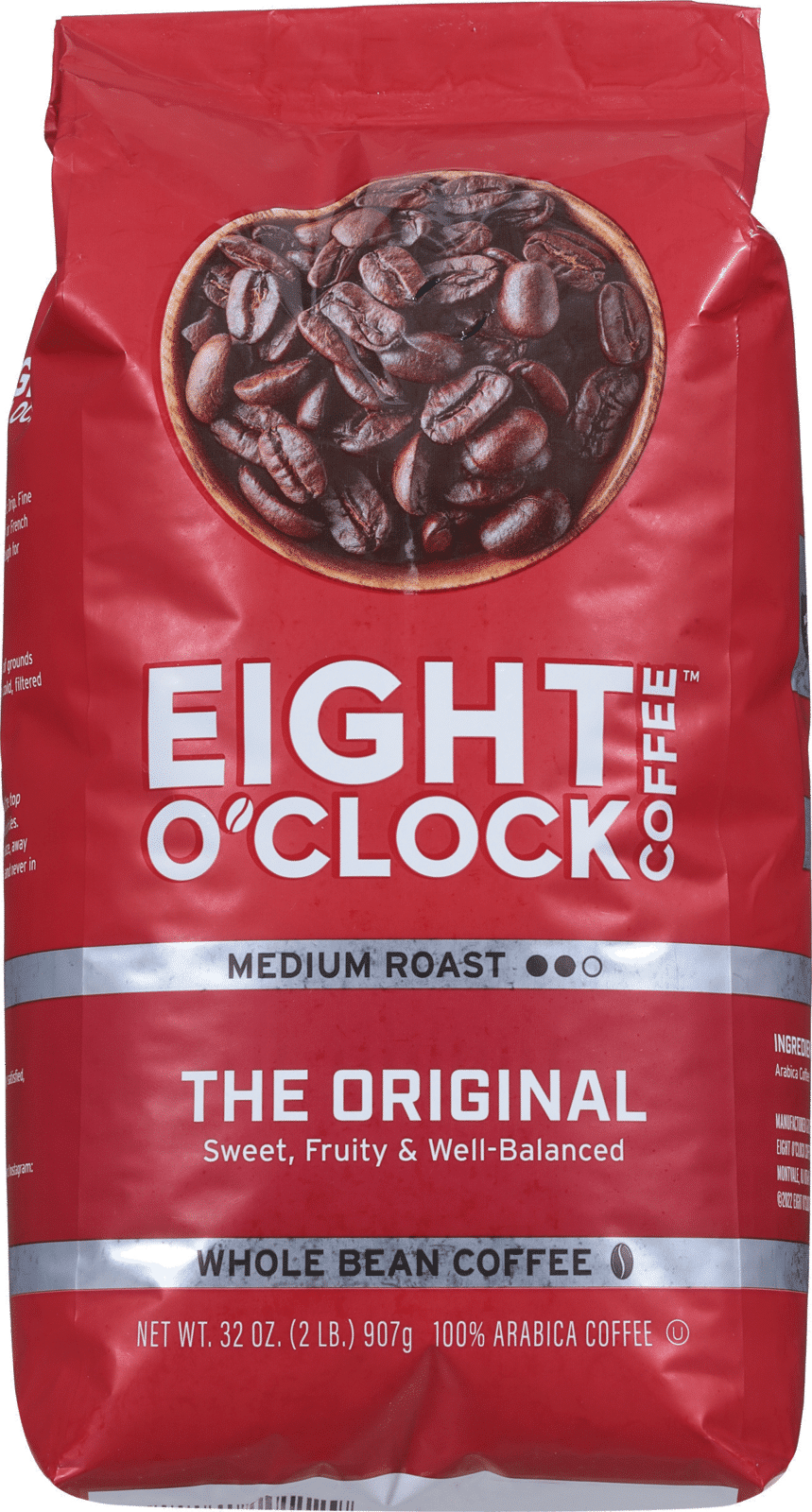 Eight O'Clock Coffee Medium Roast Whole Bean The Original Coffee