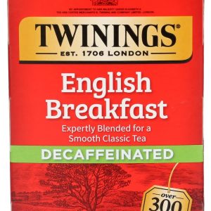 Twinings English Breakfast Pure Black Tea Bags Decaffeinated