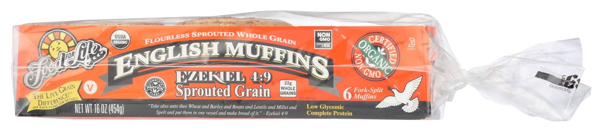 Food for Life English Muffins Ezekiel 4:9 Sprouted Grain