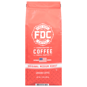 Fire Dept. Coffee Medium Roast Ground Original Coffee 12 Oz