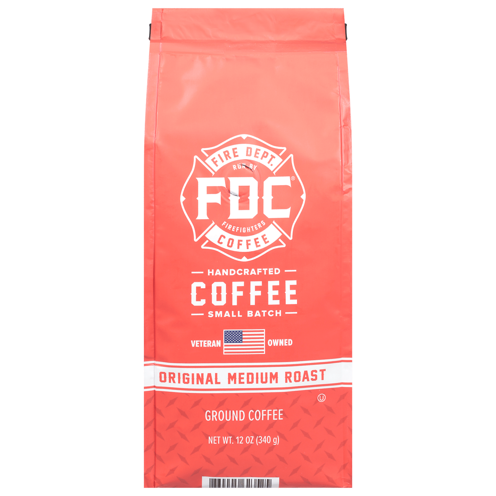 Fire Dept. Coffee Medium Roast Ground Original Coffee 12 Oz