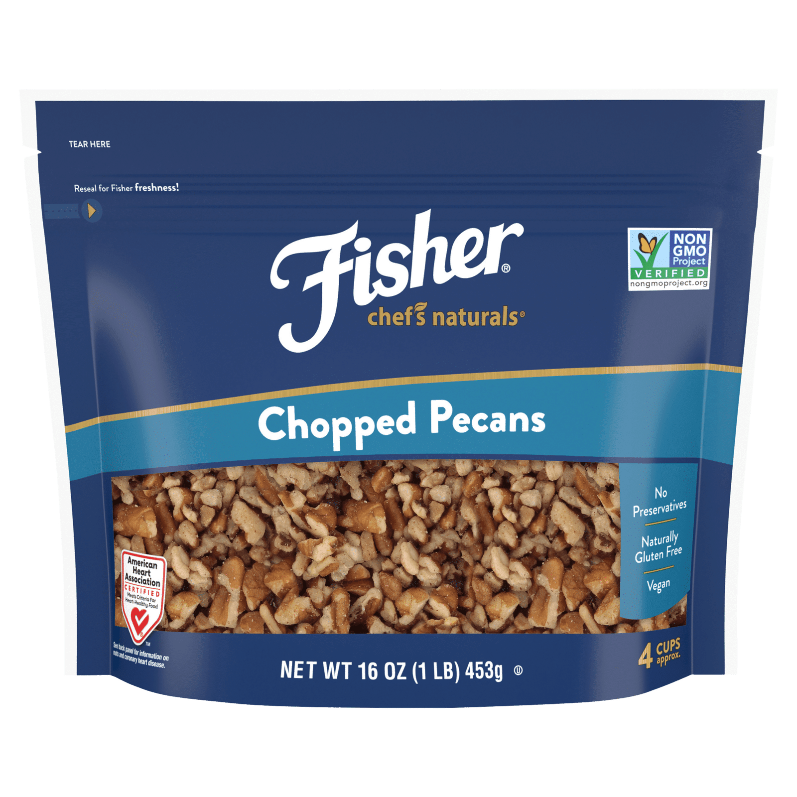 Fisher Chef's Naturals Chopped Pecans