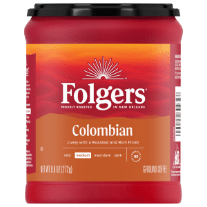 Folgers 100% Colombian Medium Roast Ground Coffee