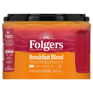 Folgers Breakfast Blend Ground Coffee Smooth And Mild