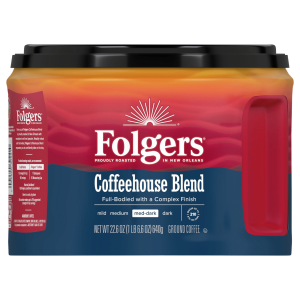 Folgers Coffeehouse Blend Ground Coffee Medium Dark Roast