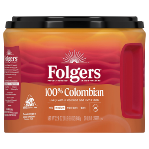 Folgers 100% Colombian Coffee Medium Roast Ground