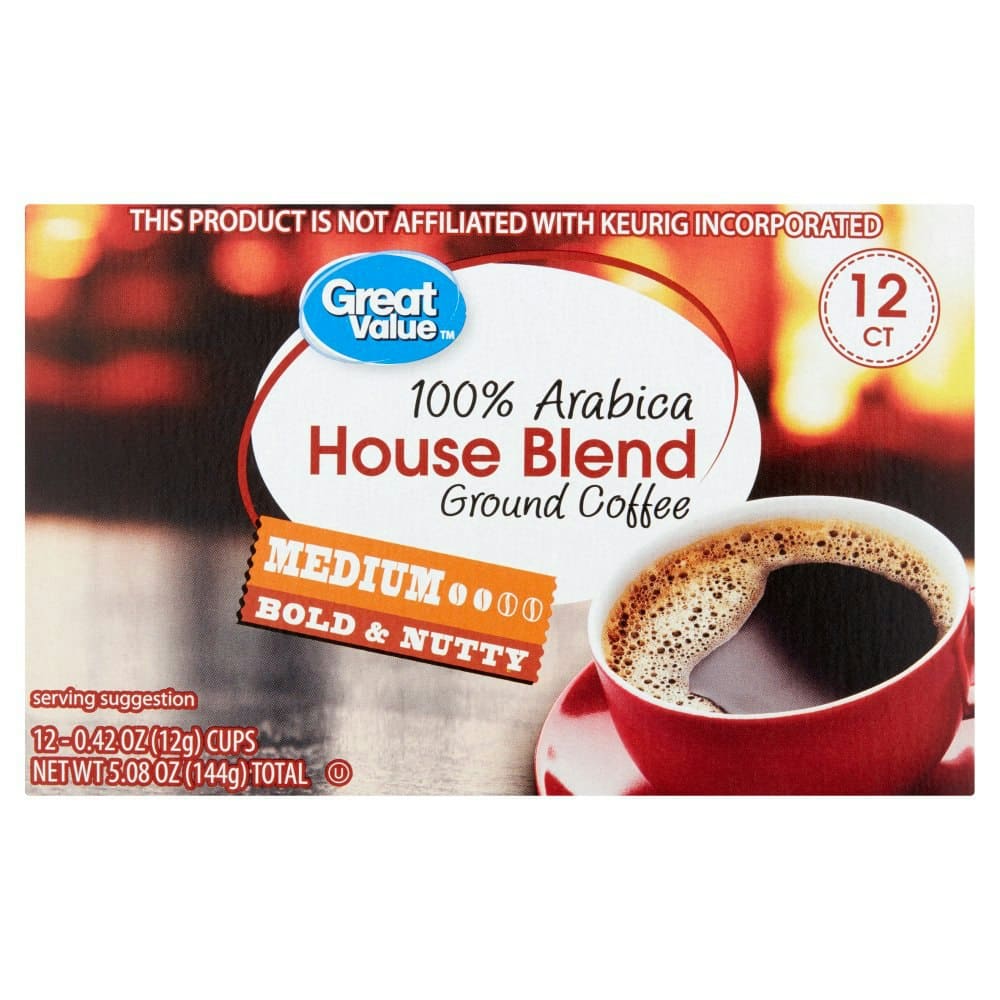 Great Value 100% Arabica House Blend Medium Ground Coffee