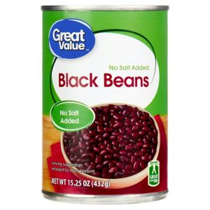 Great Value Black Beans No Salt Added