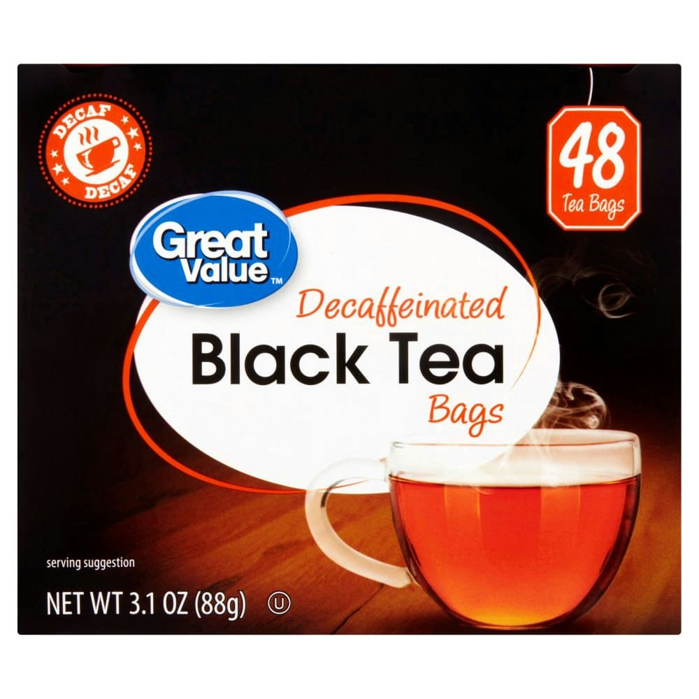 Great Value Decaffeinated Black Tea Bags