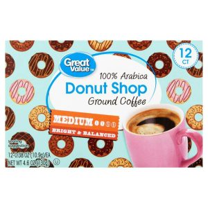Great Value Donut Shop 100% Arabica Medium Ground Coffee