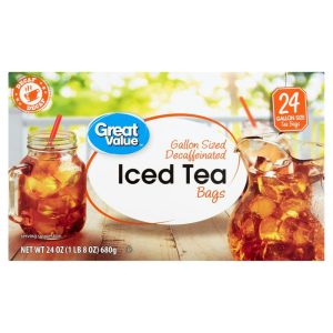 Great Value Gallon Sized Decaffeinated Iced Tea Bags