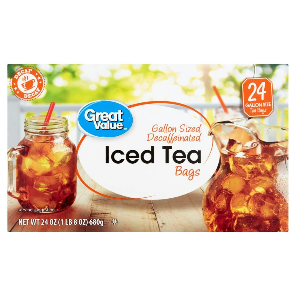 Great Value Gallon Sized Decaffeinated Iced Tea Bags