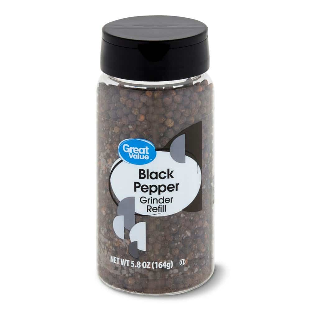 Great Value Grinder Refill Black Pepper