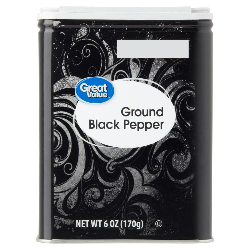 Great Value Pure Ground Black Pepper