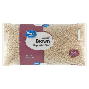 Great Value Natural Brown Long Grain Rice