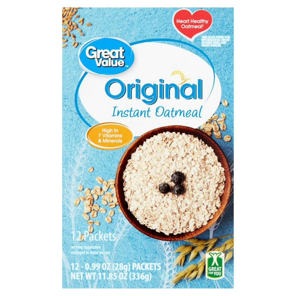 Great Value Original Instant Oatmeal