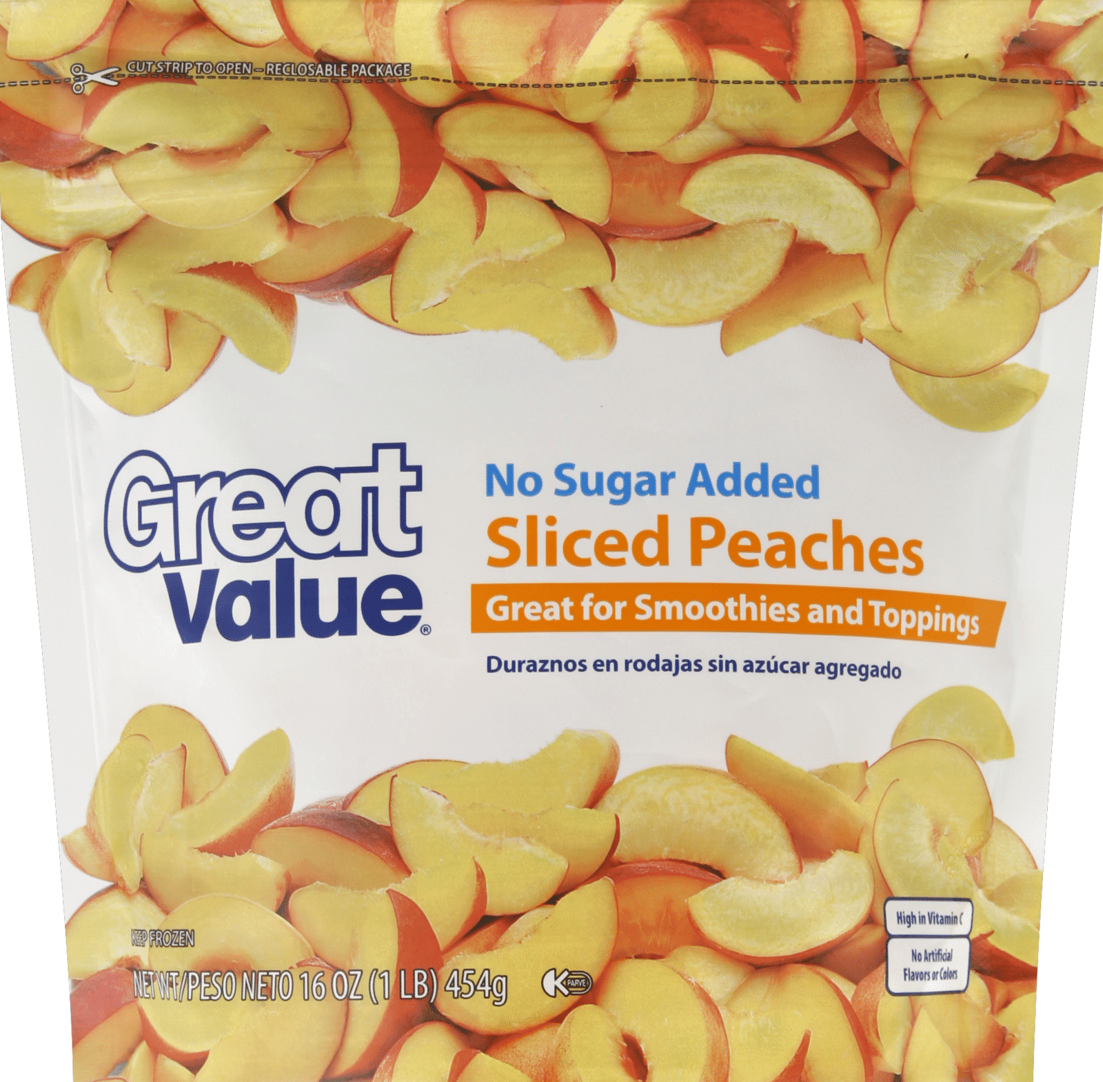 Great Value Frozen Sliced Peaches