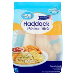Great Value Wild Caught Haddock Skinless Fillets