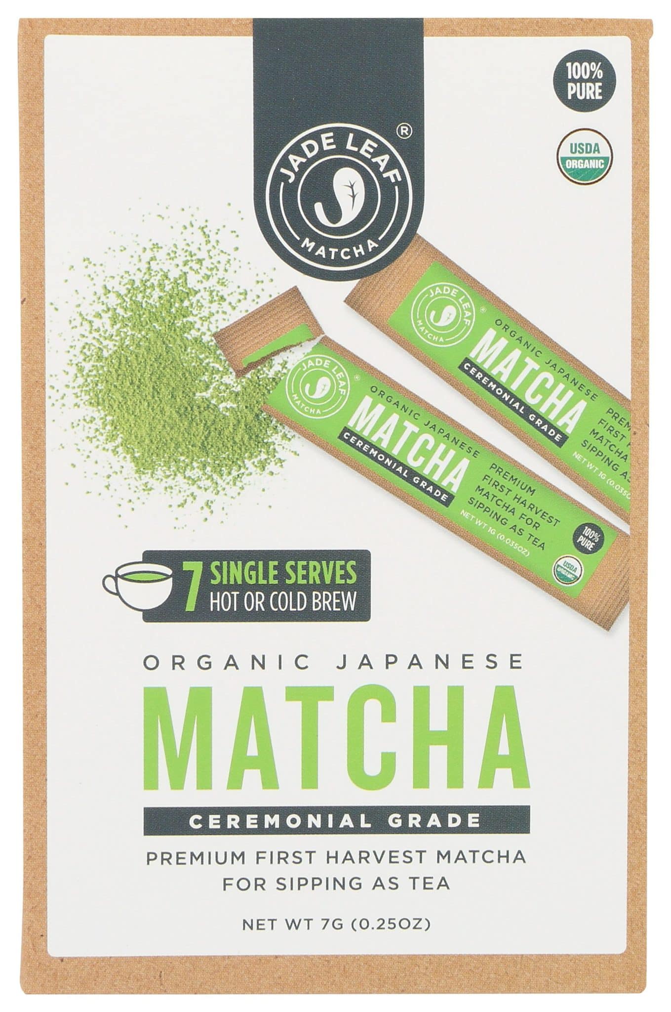 Jade Leaf Matcha Organic Ceremonial Matcha 7 Each