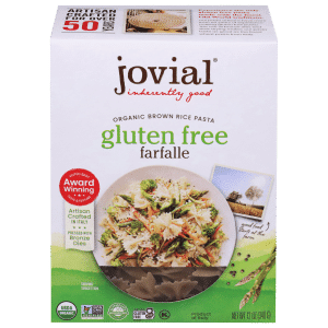 Jovial Farfalle, Gluten Free, Brown Rice Pasta