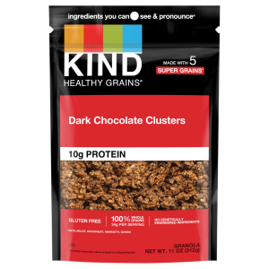 KIND Healthy Grains Dark Chocolate Whole Grain Clusters Granola