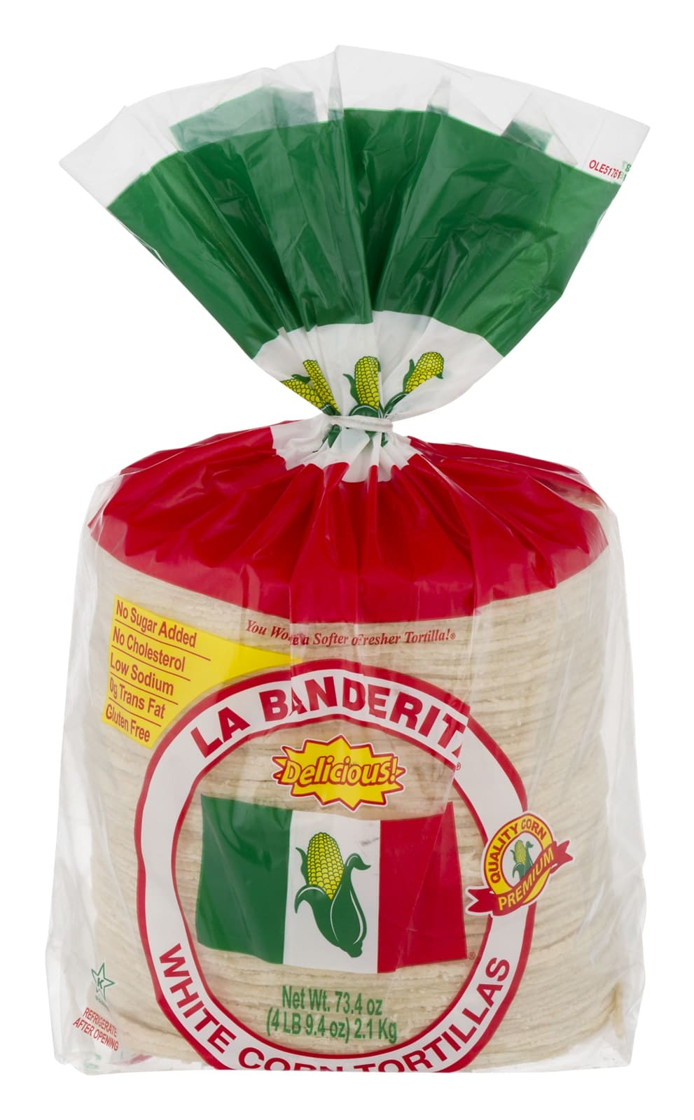 La Banderita White Corn Tortillas