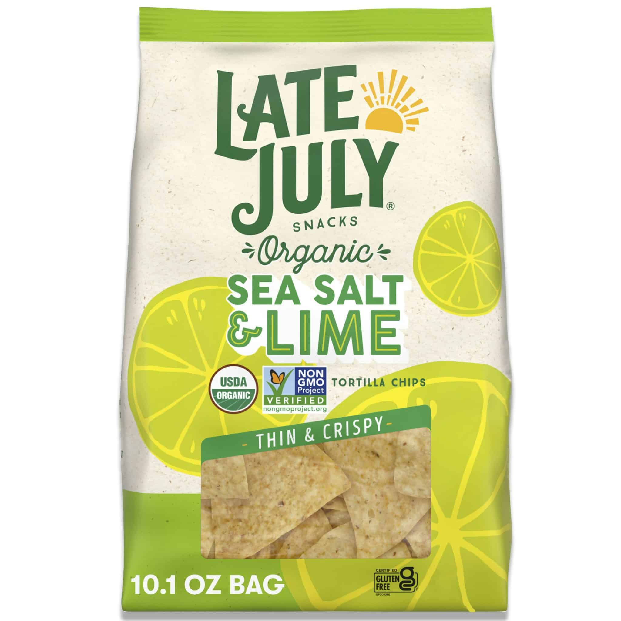 Late July Tortilla Chips Sea Salt & Lime Organic