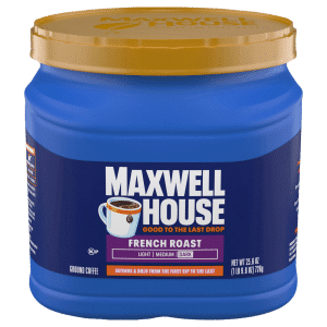 Maxwell House Dark French Roast Ground Coffee Caffeinated