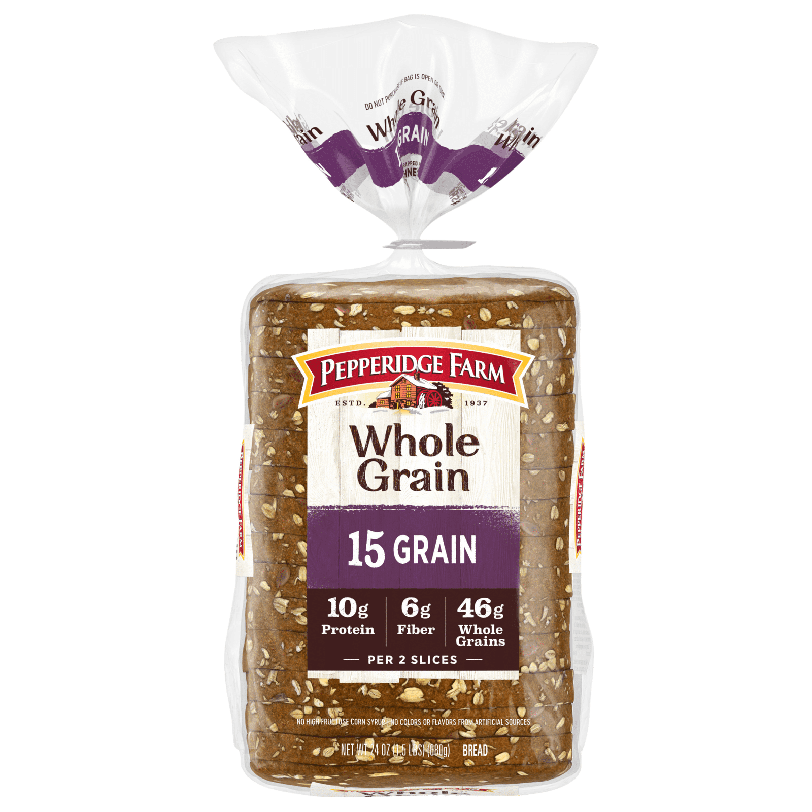 Pepperidge Farm 15 Grain Whole Grain Bread