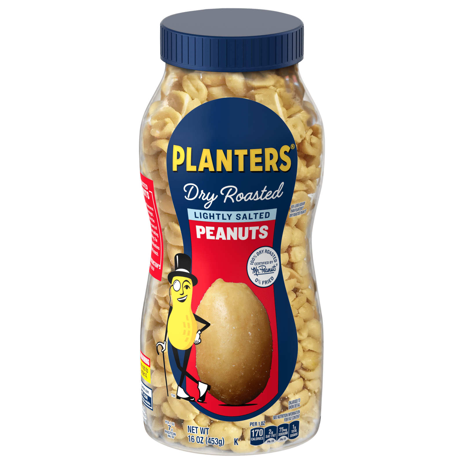 Planters Dry Roasted Lightly Salty Peanuts