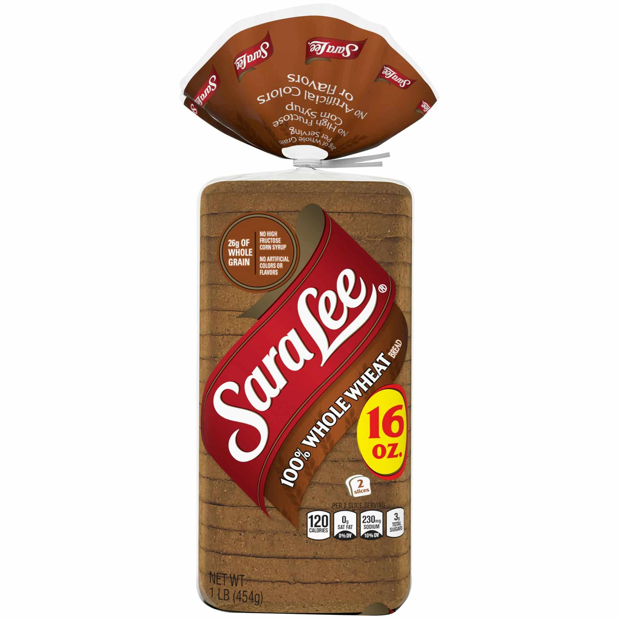 Sara Lee Bread 100% Whole Wheat