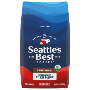 Seattle's Best Coffee 6th Ave Bistro Dark Roast Ground Coffee Organic