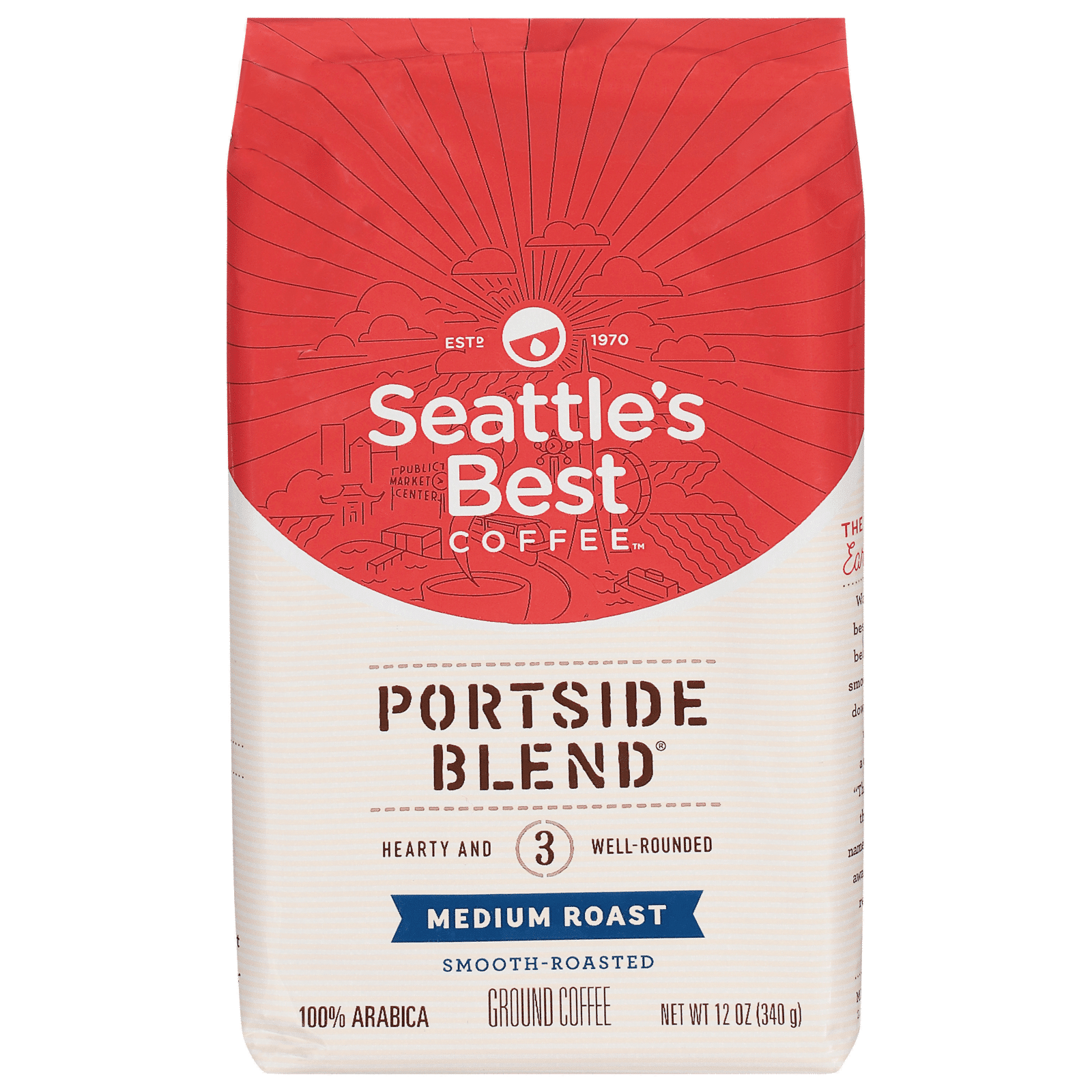Seattle's Best Coffee Portside Blend Medium Roast Ground Coffee